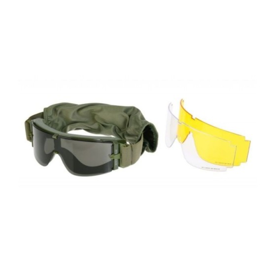 Gafas Proteccion X8 (3 Lentes) OD DELTA TACTICS